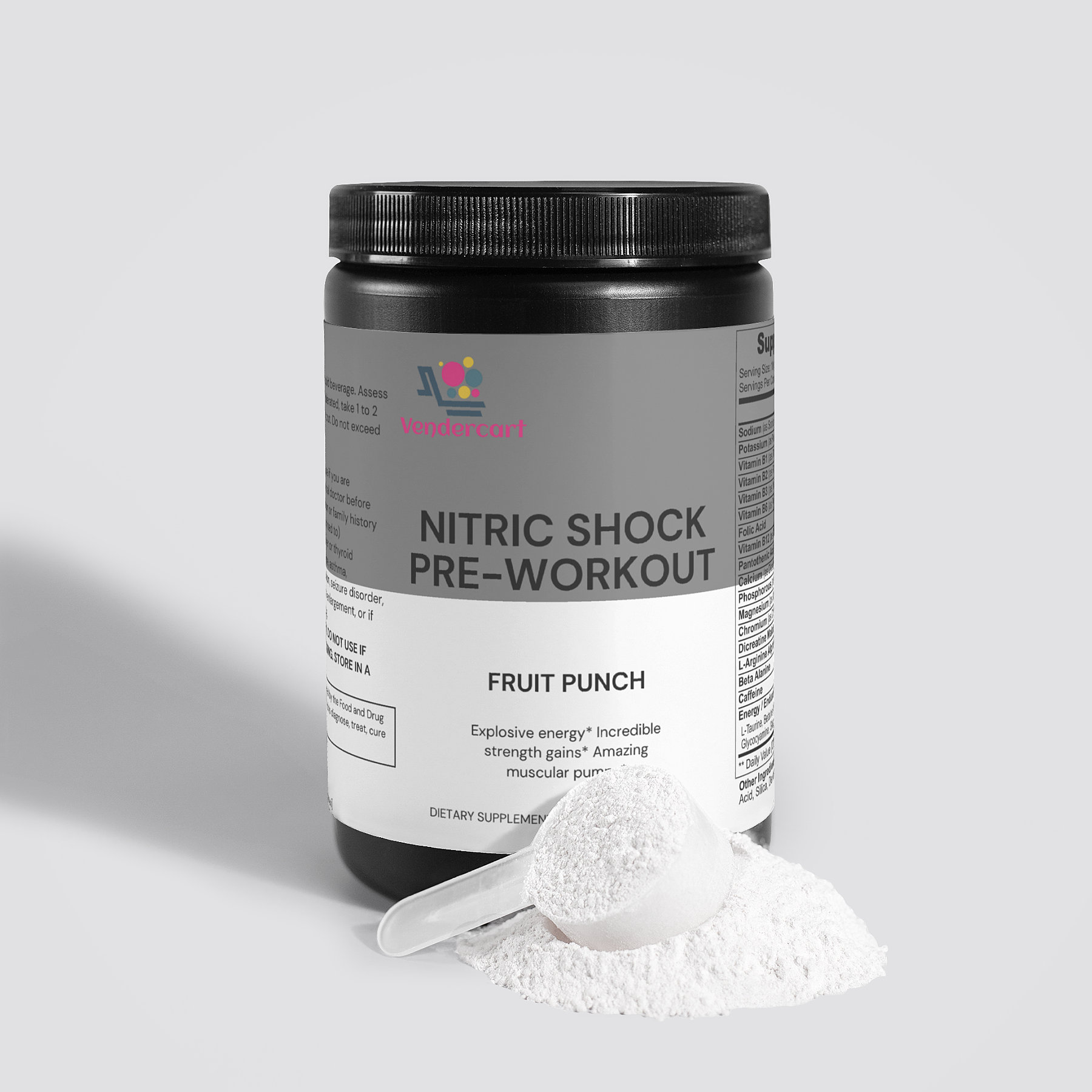 Nitric Shock Pre Workout Strength, Energy, Endurance, And Mental Focus Booster Nitric Shock Pre Workout Strength, Energy, Endurance, And Mental Focus Booster