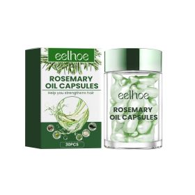 EELHOE Rosemary Oil Capsules, Nourish Hair Roots The Loss Of Solid Hair And Hair Moisturizing Hair Care Essential Oil