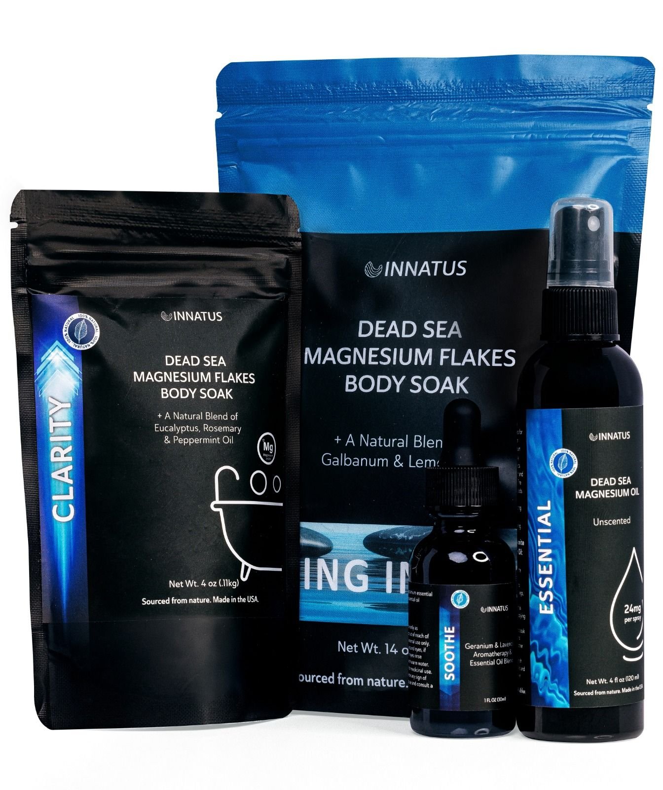 Luxury Dead Sea Spa Gift Set – Bath Salt, Magnesium Flakes Luxury Dead Sea Spa Gift Set – Bath Salt, Magnesium Flakes
