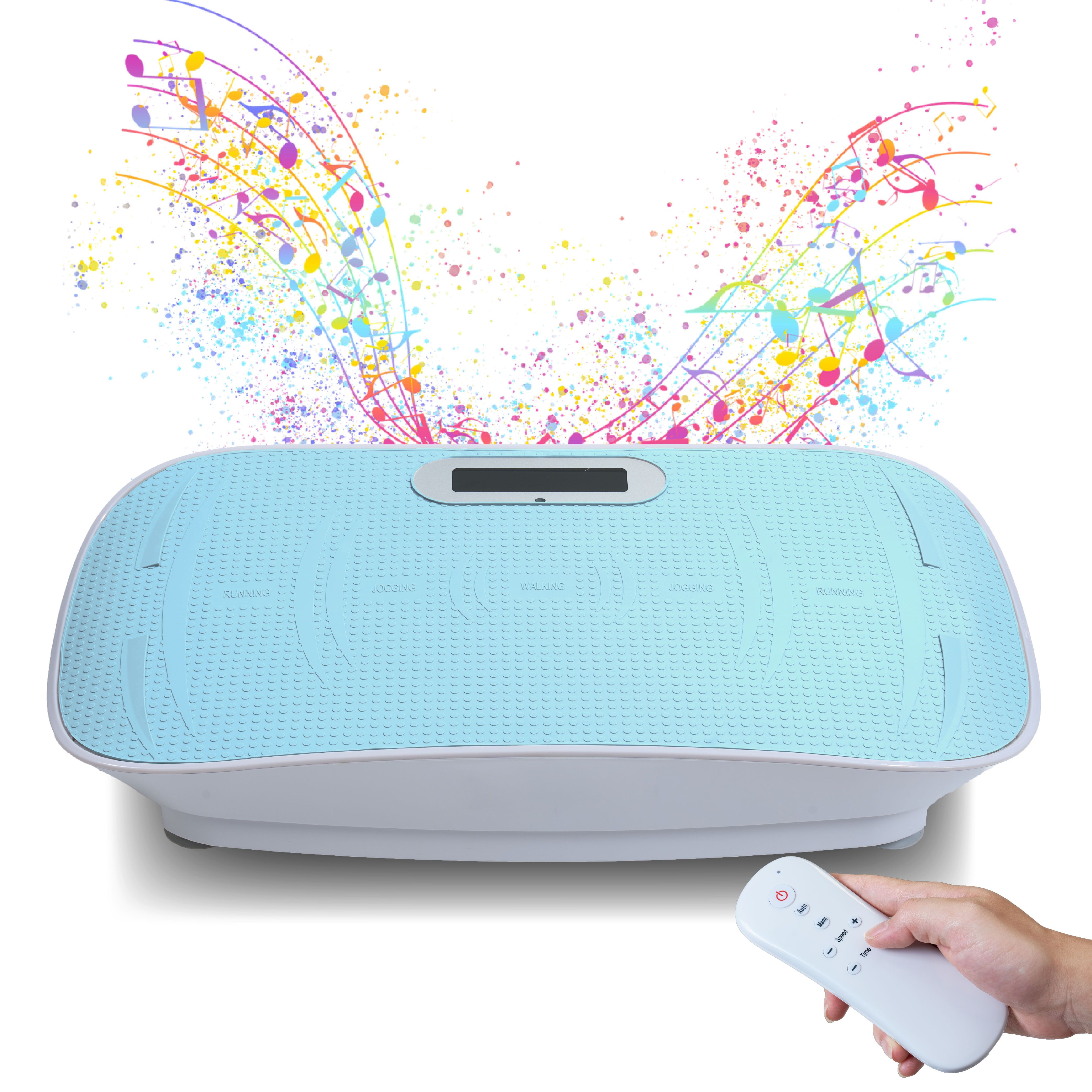 Full Body Vibration Platform Crazy Fitness Massage 10-Frequency Weight Loss & Fat Burner Shaking Machine For Unisex Blue Full Body Vibration Platform Crazy Fitness Massage 10-Frequency Weight Loss & Fat Burner Shaking Machine For Unisex Blue