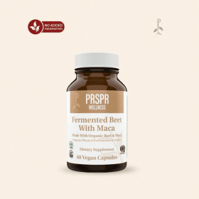 PRSPR Wellness Fermented Beet And Maca 60 Vegan Capsules - Organic Supplement For Physical Performance & Vitality Healthcare Dietary Supplement Fitnes