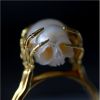 Headache Skull Pain Mood Ring Personality Skull Hand Carved