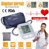 Digital Arm Blood Pressure Monitor LCD Digital Heart Beat  Gauge Health Test w/Voice