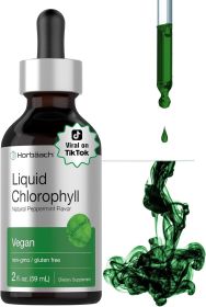 HorbÃ¤ach Liquid Chlorophyll Drops | 2 oz | Vegan, Non-GMO, and Gluten Free Formula | Natural Peppermint Flavor