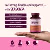 SEASON34 Bone & Joint Health for Women | Hyaluronic Acid, Soy Isoflavones, Resveratrol & Vitamin D3 for Flexibility