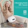 Red Light Heating Abdominal Massager with Real Bian Stone - Dual Rotating Heads, 5 Massage Modes 3 Speeds, 2500mAh Battery