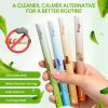 PUFFIAIR 4-Pack Herbal Diffuser Pen | Clean Botanical Aromatherapy Pens with 4 Variety Scents | Cool Mint & Herbal Fragrances | Smooth Daily Aromather