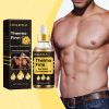 Houkea Bee Venom Men's Chest Care Oil Men's Improved Chest Contour Massage Care Essential Oil