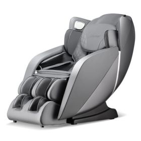 [Lifetime Warranty (Limited-time Offer)] Provox 27-Comfort Full Body Massage Chair with SL Track Airbags Heating-Gray - Color: Gray