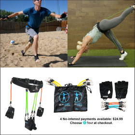 WearBands Full-body Base System (3 Lower-body Levels, 2 Upper-body Levels) (Color: Pink)