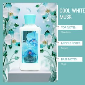 12-Fragrance Body Lotion, 10 Oz Per Bottle, Moisturizing And Fragrant Body Lotion, 12-hour Long-lasting Hydration (Option: Cool white musk)