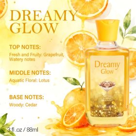 12 Scents,10 Oz. Unisex Shower Gel,body Wash. Large Size, Gently Cleanses And Moisturizes, Enriched With Aloe Vera And Vitamin E. (Option: Dreamy Glow)