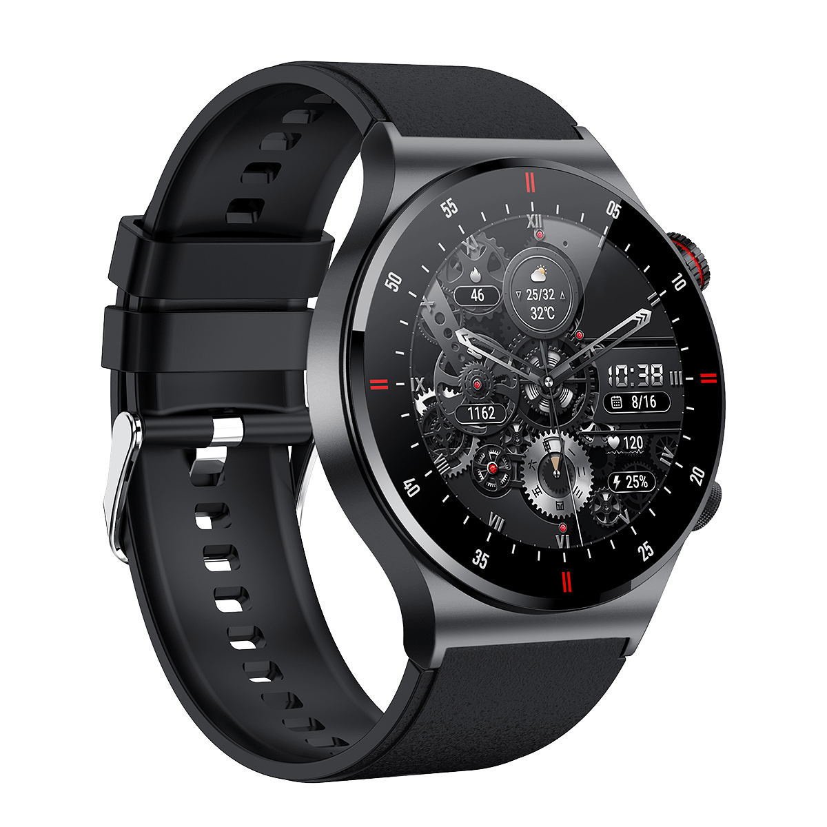 QW33 smart watch Heart rate; blood pressure; blood oxygen; music control; photo taking; step counting; Bluetooth call smart watch QW33 smart watch Heart rate; blood pressure; blood oxygen; music control; photo taking; step counting; Bluetooth call smart watch