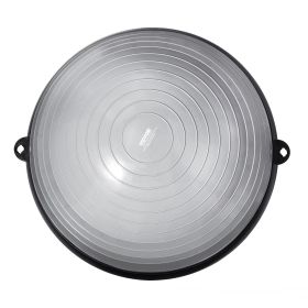 Half Exercise Ball Trainer, 23 inch Balance Ball Trainer, 660lbs Capacity Stability Ball, Yoga Ball with Resistance Bands & Foot Pump (Color: Gray, Top Non-Slip Texture: Wavy Pattern)