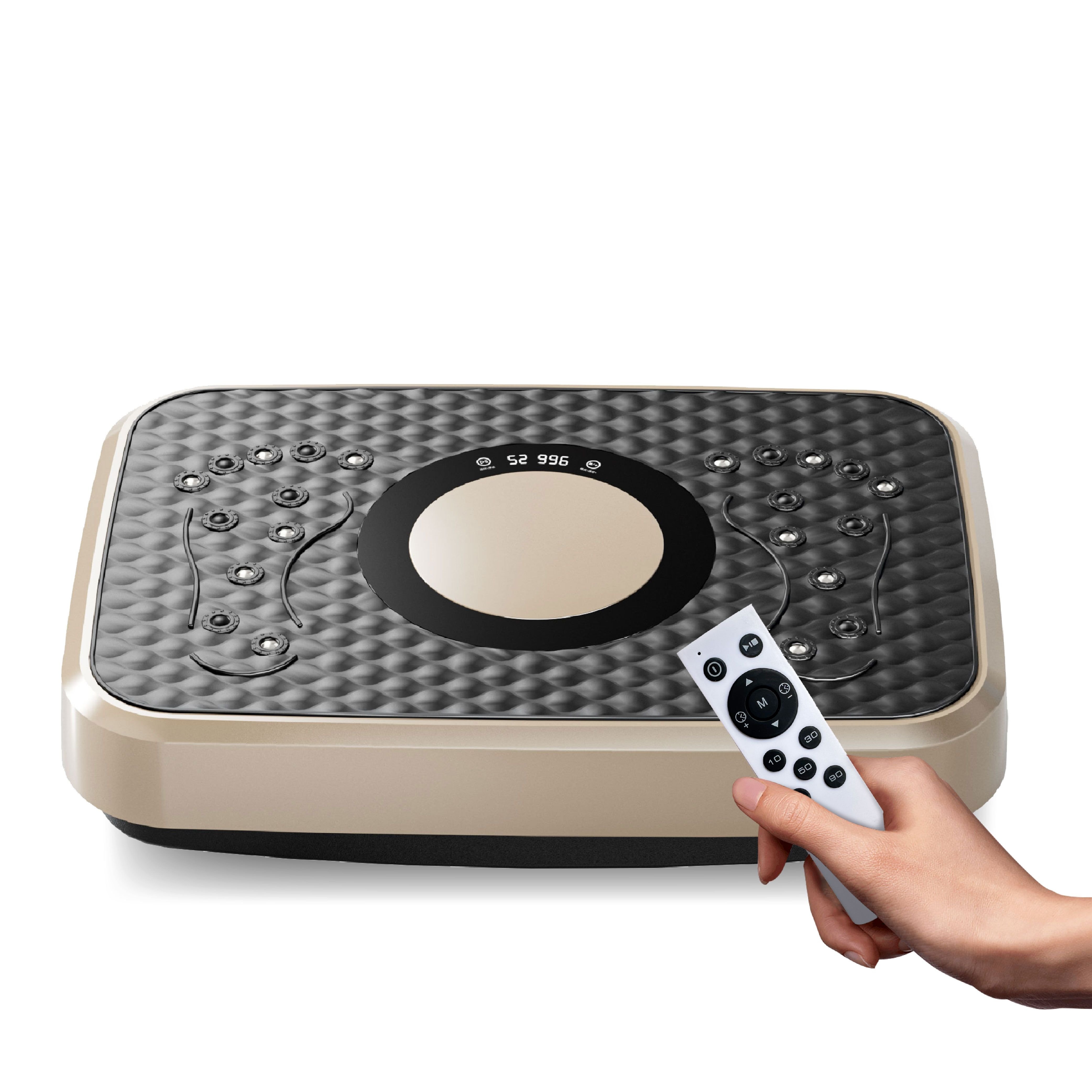 Vibration Plate Fitness Platform, Whole Body Exercise Machine for Lymphatic Drainage, Shaking Workout Board with 120 Speed Levels Vibration Plate Fitness Platform, Whole Body Exercise Machine for Lymphatic Drainage, Shaking Workout Board with 120 Speed Levels