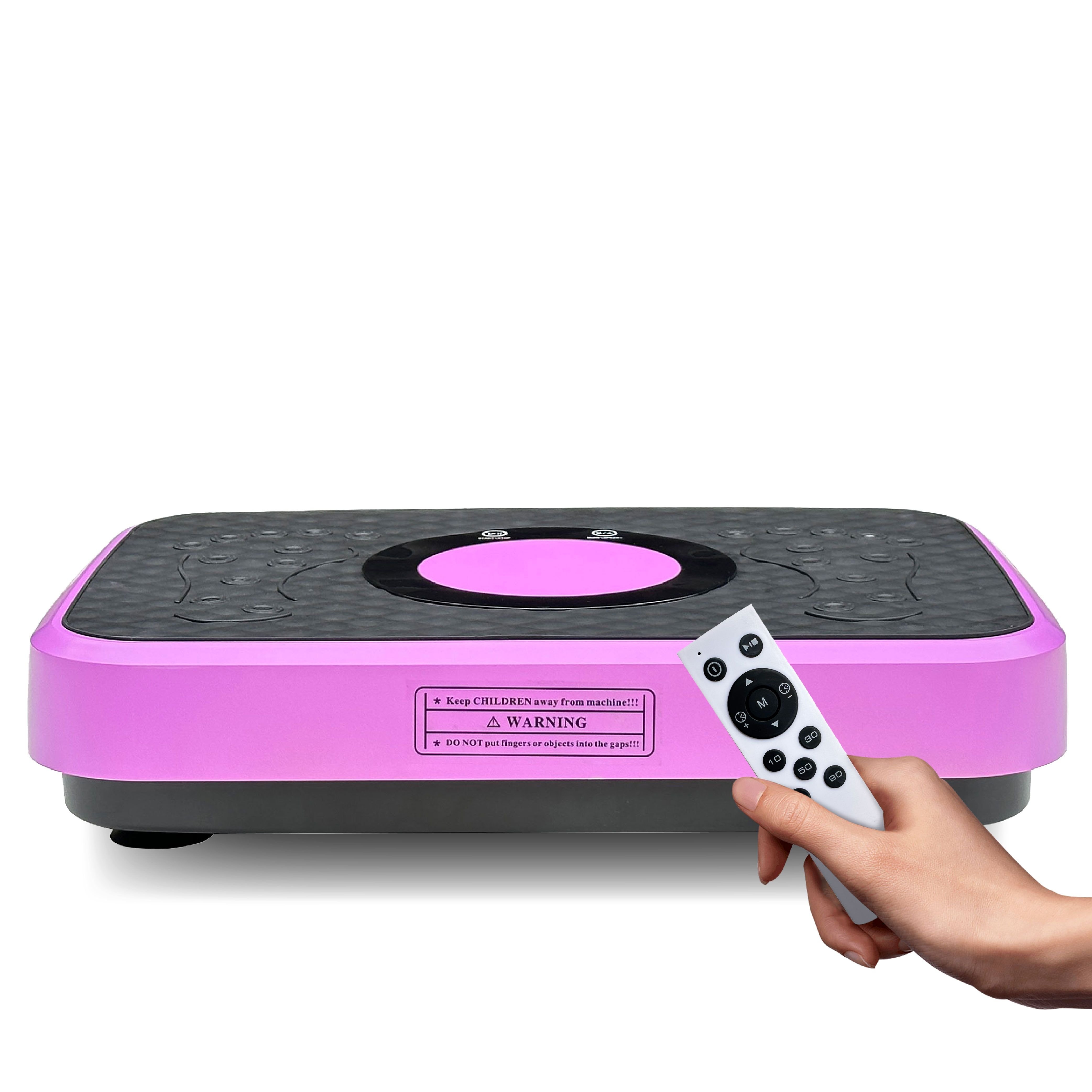 Vibration Plate Fitness Platform, Whole Body Exercise Machine for Lymphatic Drainage, Shaking Workout Board with 120 Speed Levels Vibration Plate Fitness Platform, Whole Body Exercise Machine for Lymphatic Drainage, Shaking Workout Board with 120 Speed Levels