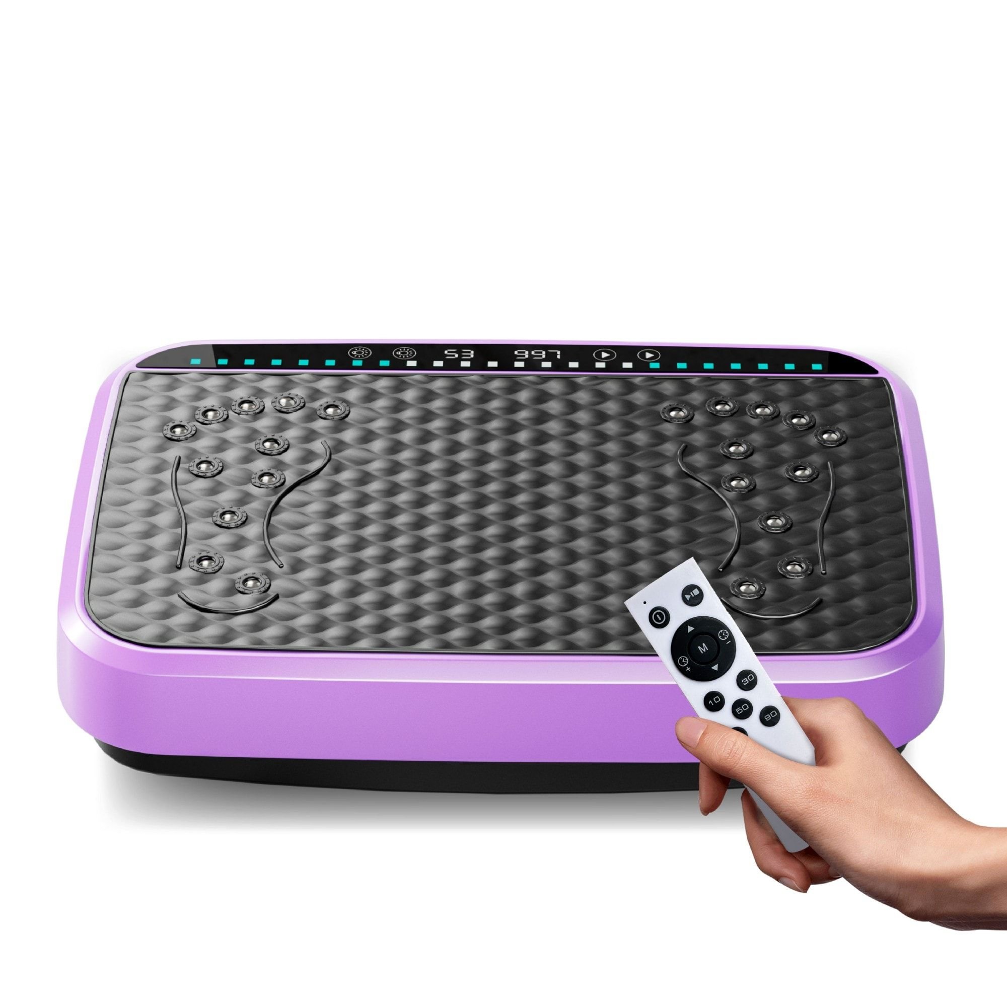 Vibration Plate Exercise Machine, Whole Body Fitness Platform for Lymphatic Drainage, Vibrating Shaker Board with 120 Speed Levels Vibration Plate Exercise Machine, Whole Body Fitness Platform for Lymphatic Drainage, Vibrating Shaker Board with 120 Speed Levels