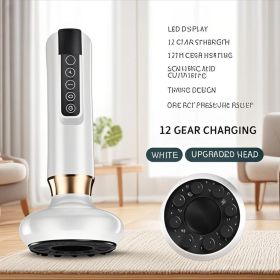 GiftofEase Portable Massager for Travelers and Fitness Enthusiasts (LISHA H-10: White)