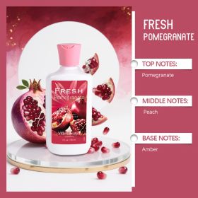 12-Fragrance Body Lotion, 10 Oz Per Bottle, Moisturizing And Fragrant Body Lotion, 12-hour Long-lasting Hydration (Option: Fresh Pomegranate)